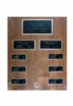 New York Yankees 1977 World Champions 12"x15" Plaque From the Old Yankee Stadium Club Level (1923-2008) (Steiner Sports COA)